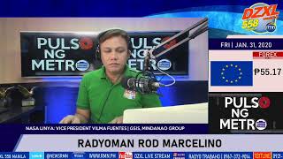 DZXL NEWS: PULSO NG METRO - 01/31/2020- 6:00 PM