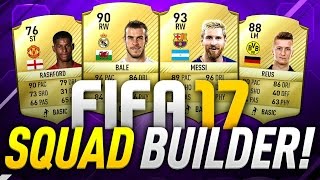 FIFA 17 INSANE 70k SQUAD BUILDER 3 LEAGUED HYBRID!