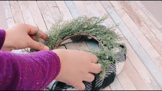 3 EASY DOLLAR TREE DIY WINTER DECOR | Faux Window Winter Wreath and Centerpieces (Bedscape Collab)