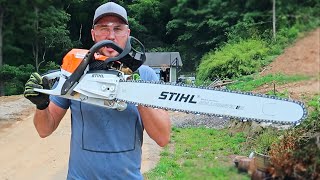 Biggest Chainsaw I Ever Used Stihl ms400c Chainsaw