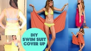 DIY Victoria's Secret Swimsuit Cover-Up { No Sewing }