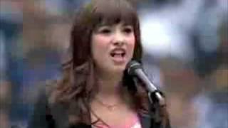 Demi Lovato Singing The National Anthem