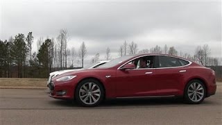 Drag Race: Tesla Vs. Bentley Continental