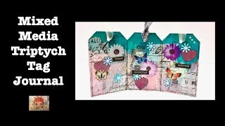 Mixed Media Triptych Tag Journal