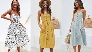 Dress From AliExpress   Summer 2019 Sexy Straps Bohemian Floral Tunic Beach Dress Dresses Female