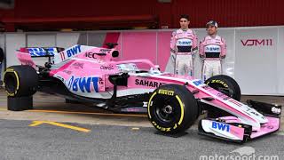 Tampilan Terbaru Mobil Force India F1 2018 VJM11