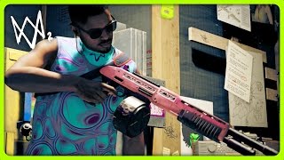 SUPER SLAYING SHOTGUN | Watch Dogs 2 Free Roam