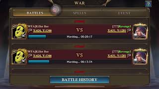 KvK visit from Revenge:  Full stats shown