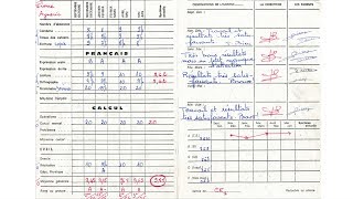 Mes bulletins du CP à la Prépa & Résultats BAC et BREVET