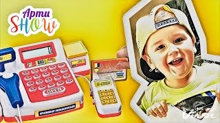 Играем в МАГАЗИН!!! Касса как на канале Дианы и мистер Макс - Mister Max