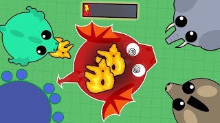 DESTROYING/TROLLING ALL ANIMALS IN MOPE.IO! BLACK DRAGON IN 30 MINUTES! (Mope.io Best Moments)