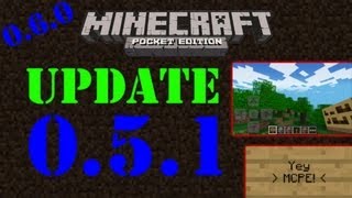 UPDATE Minecraft PE 0.5.1 (0.6.0) Wolken! Himmel! Schilder! [Deutsch/HD]