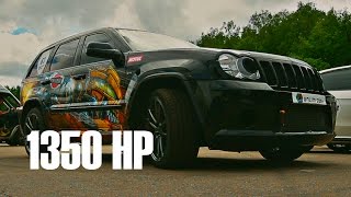 UNLIM 500+ 15-15: Jeep Grand Cherokee SRT-8 7.2L Custom Twin Turbo (NOS) 1350 hp