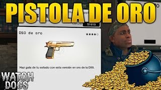 Watch Dogs | ¡¡PISTOLA DE ORO!! Desert Eagle Gold | Galgo96ESP