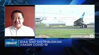 Garuda Pastikan Dukungan Pendistribusian Vaksin Covid-19