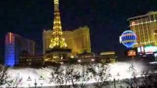 Las Vegas - Bellagio - Fountains Show (Night) - Celine Dion
