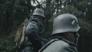 German motorcycle soldiers killed by a Russian soldier