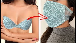 5 TAPABOCAS SIN MÁQUINA - 5 MAKE FABRIC FACE MASK AT HOME - DIY FACE MASK NO SEWING MACHINE