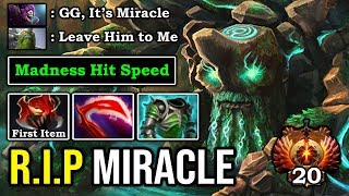WTF 7.24 MADNESS SPEED TINY Deleted Miracle in 2 Seconds Crazy Meta 100% Broken Hero DotA 2