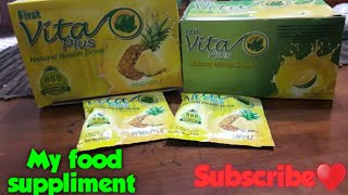 My food suppliment/FIRST VITA PLUS|| PAZ PORLAJE
