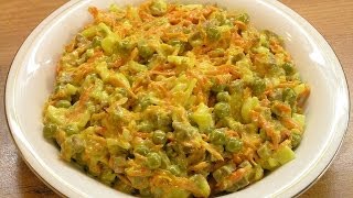 Салат Купеческий / Merchant's salad ♡ English subtitles