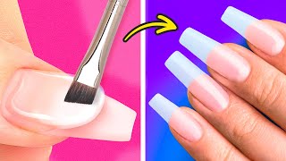 BRILLIANT MANICURE TECHNIQUES AND SIMPLE NAIL HACKS