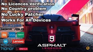 Asphalt 9 Legends Fix "Your Device is not Compatible And your country is not supported" in hindi