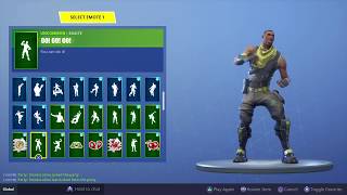 Fortnite 'Scout' Skin Showcased with 30+ Dances/Emotes | Fortnite Season 5