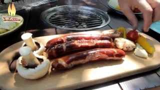 Вугільний гриль-мангал BBQ в стіл | Угольный гриль-мангал BBQ в стол | ZuzikBBQ.com