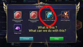 Lucky Gem Fragment | Lucky shop | Mobile legends