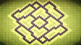 Clash of Clans - TH 7 Trophy Base/Clan Wars Base (AfterShock)
