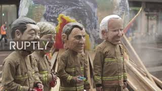 UK: Oxfam stages protest as COP26 enters final hours in Glasgow