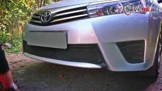 Защита радиатора на Toyota Corolla (Тойота Королла) 2014-2016 г.в.