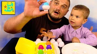 ЕГОРКА Играет с папой!!! Челлендж ИГРУШКИ против МАРМЕЛАДА!!!