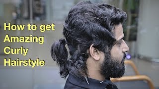 Epic Hair Makeover - Amazing Natural Curly Hairstyle for Men ♥️