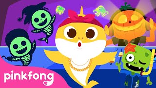 Baile Quieto de Tiburón Bebé en Halloween | Canciones de Halloween | Pinkfong Canciones Infantiles