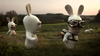 les lapins crétins essai de voler