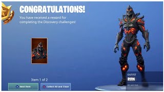 Discovery Skin RUIN Showcase and Challenges With It!!!! Fortnite Season 8 Secret Skin Unlocked!!!