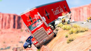 Cliff Drops #8 - BeamNG Drive Crashes | CRASHDriven