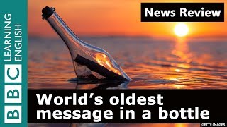 World's oldest message in a bottle: BBC News Review