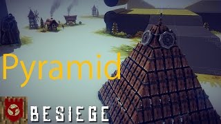 Besiege l Pyramid with Lasers and Special Blocks!
