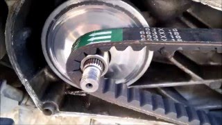 Расположение ремня вариатора ENDURANCE 663х18 на торкдрайвере .Honda Dio 34-35 GBLK