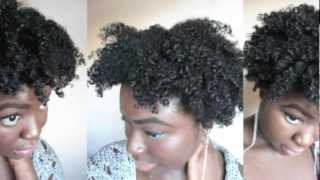 (36) Wash and Go natural hair - Wet twist out technique