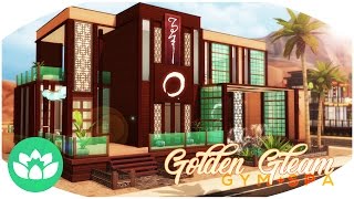 Sims 4 Spa Build - Golden Gleam Gym + Spa