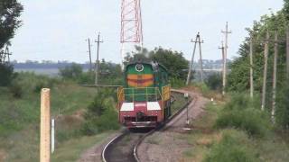 Поезда из Теплиця , УКРАИНА ,Trains from Teplica, Ukraine, 02.08.11.