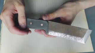 Изготовление ножа в домашних условиях - ручка и выводы