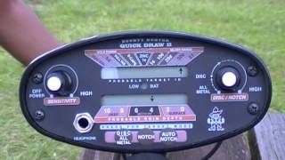 Bounty Hunter Quick Draw II Metal Detector - Demo 2