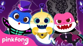 ¡Bienvenidos a la Casa Embrujada de los Tiburones! | Feliz Halloween con Tiburón Bebé | Pinkfong