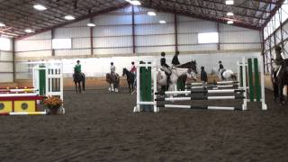Danielle and Prince at the George Morris Clinic