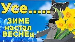 А я ВЕСНУ встречать пошёл .Приколы  от ВОЛКА #Мирпоздравлений